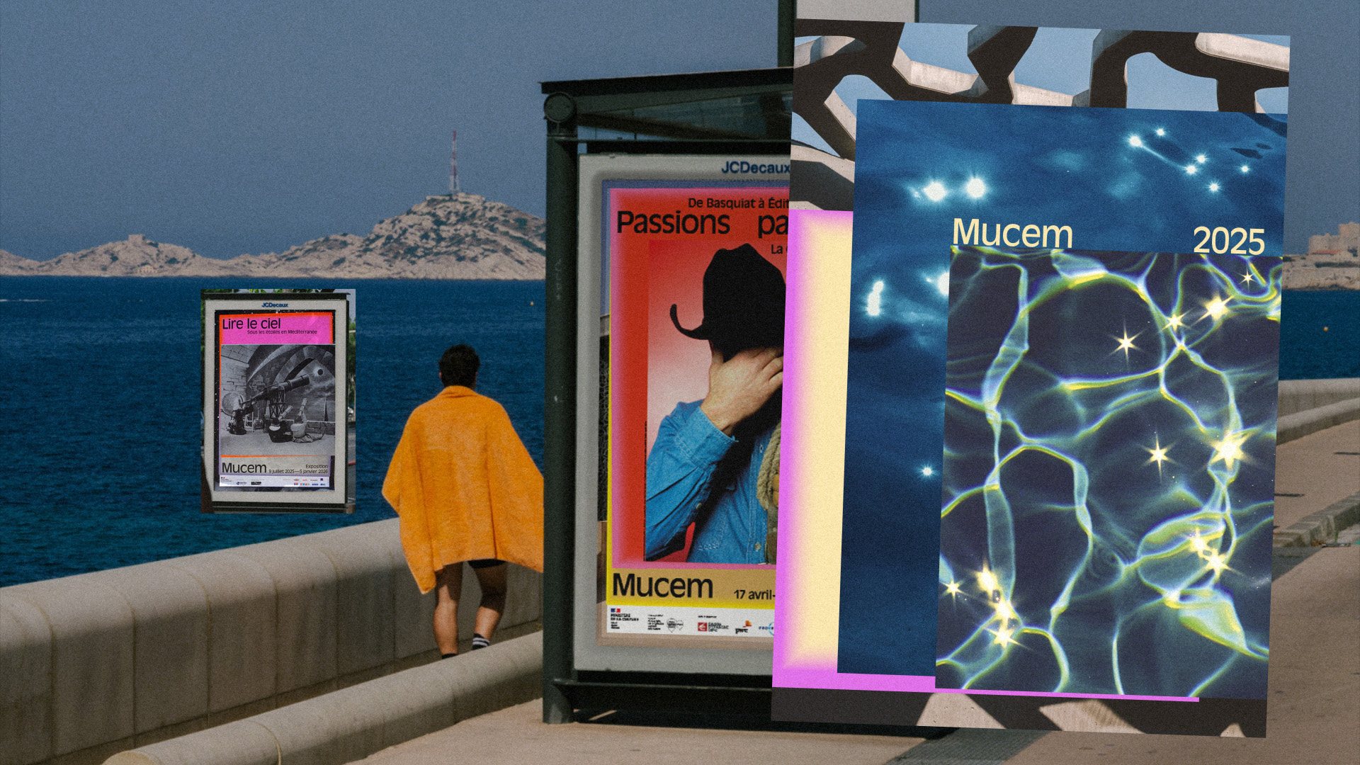Mucem — composition d’affiches d’exposition, vue 03 — Les Graphiquants